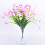 Fiore di margherita artificiale rosa in plastica, 1 pezzo 2