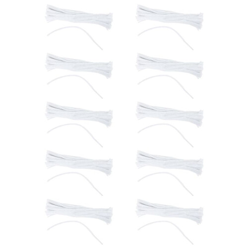 1000 Pcs 30cm Création de Cure-Pipes, Blanc