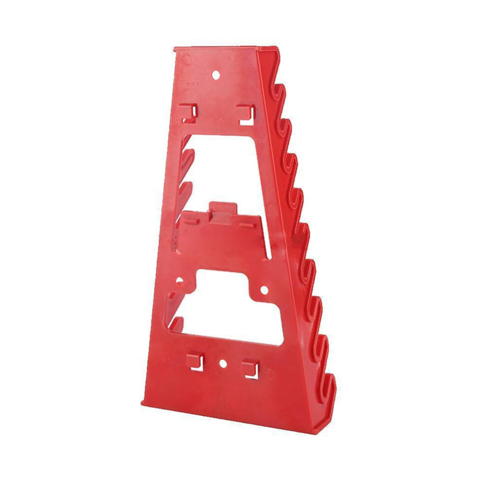 Durability Plastic Wrench Rack Multiple Slots Compactly- Red 7627001426832