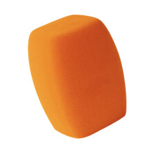 Quadrilateral Dense Sponges Microphones Protectors-Tangerine