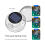 Lâmpada solar flutuante de LED para piscina e lago. 4