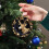 Christmas Tree Pendant Decoration Blue Acrylic 3.1 in 4