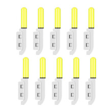 Canne à Pêche Électronique de Nuit, Bâton Lumineux à LED, Étanche, Flotteur de Mer de Nuit pour Canne à Pêche en Mer, Sans Batterie, A