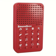 SOUNDBOX Draagbare Elektronische Grappige Geluidsmaker met 16 Geluidseffecten Klassieke Machine Nieuwigheid Grap Speelgoed Cadeau voor Kinderen en