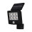 Applique solare da esterno IP65 impermeabile, colore nero 2