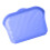 User Friendly Lunch Storage Pouches Freezer Safe-Blue L 1