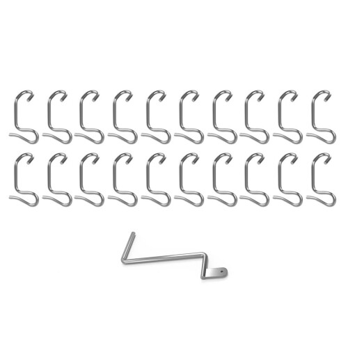Kit complet de serrage de clôture en acier avec pinces pour-1