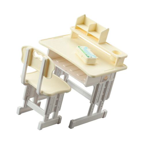 Ensemble de meubles miniatures, ensemble de chaises de-Jaune