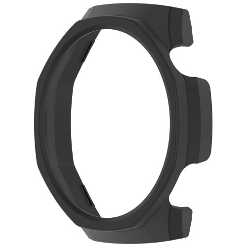 Versterkte PC Smartwatch Case Skin Semi-open structuur-Zwart