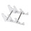 Acrylic Keyboards Shelf Iron Supported Detachable-third floor 1