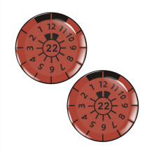 Strong 3D Gel License Plate Stickers 2pcs PET-Brown 1