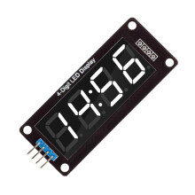 Stabiele 0,56 inch 4 cijfers zeven segment LED-displaymodule-Wit