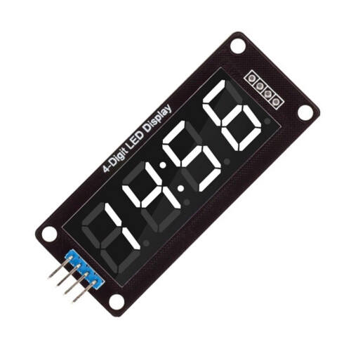 Stabiele 0,56 inch 4 cijfers zeven segment LED-displaymodule-Wit