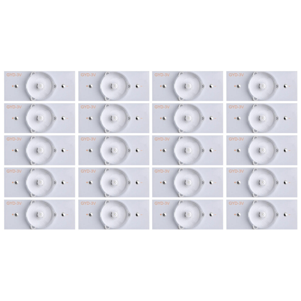 3V 6V Lg6v Led Lamp Beads For Tvs Repair-Circular 3V 20 7704001132199