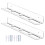 Modern Acrylic Hockey Stick Showcase Stand-Two pack 1