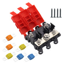 Strong Fuses Block 400A Total Capacity High Temp Silicone-3 way