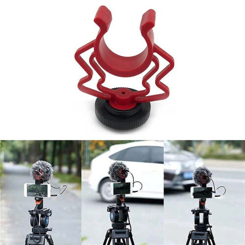 4PCS Universal Microphone Wavy Shock Mount Adapter Plastic Microphone Bracket Mount Replacement for  By-Mm1 1