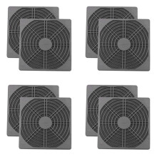 8 St DammtäT BlåSskydd ABS Dator Ventilator Grill 120 mm FläKt Filter FläKt Mesh KåPa Verktygsfri FläKtsil