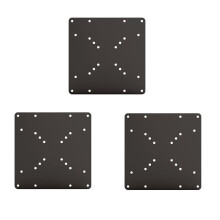 3X VESA Mount Adapter Plate for TV Mounts, Convert 75X75 and 100X100 to 200X200 mm VESA Patterns, VESA Conversion Plate