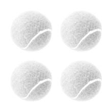 4 pièces balle de Tennis doux chaise jambe protecteurs de-Blanc