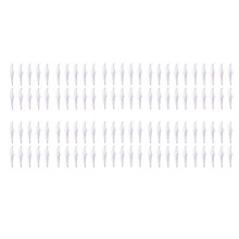 100Pcs Transparent Baits Blank Hard Baits 3D Unpainted Fishing Lure Bodies Minnow Wobblers
