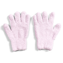 Gants réutilisables de nettoyage d'ouatine de coraux pour- Rose