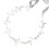 Couronne de fleurs de mariée bohème, bandeau avec perles-Argent 1