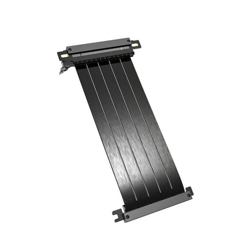 Rallonge graphique anti-interférence PCIe4.0 x16, prise en- Noir