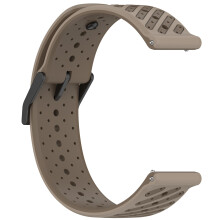 Bracelet polyvalent en Silicone de 22mm, ajustement-Brun pin