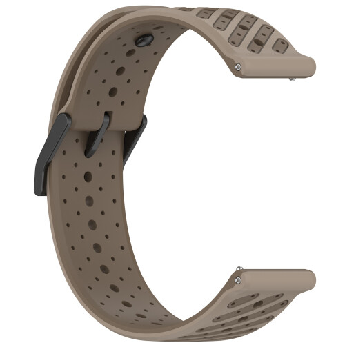 Bracelet polyvalent en Silicone de 22mm, ajustement-Brun pin