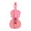 Zippered Design Pen Holders Storage Bag Stationeries Case-Pink 1