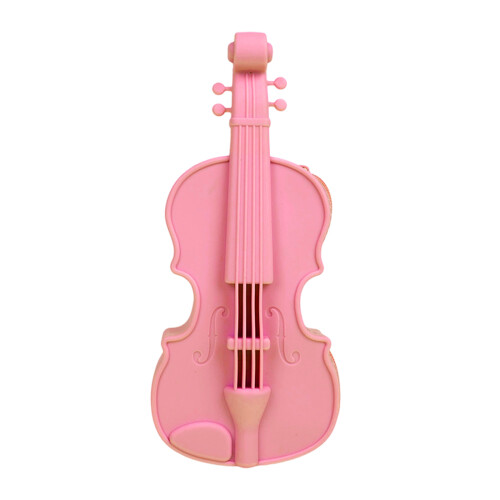 Zippered Design Pen Holders Storage Bag Stationeries Case-Pink