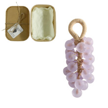 Savon de raisin fait main hydratant doux pour peau-Violet