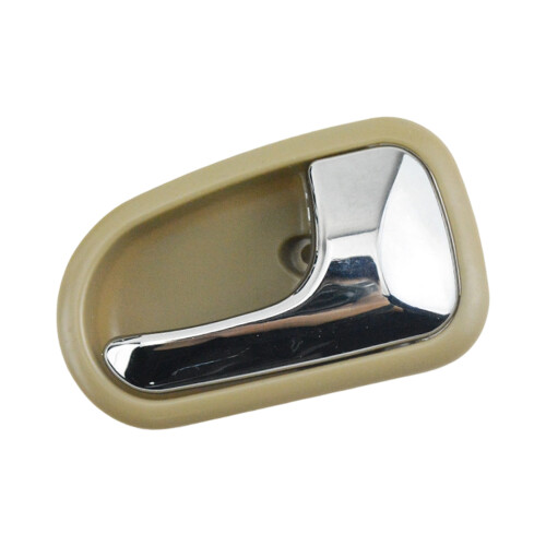 Plastic Door Handle With Electroplated Finish-Right Beige