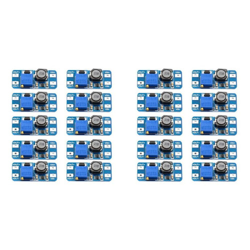 20PCS, MT3608, - Converter, Boost Regulator, USB Power Module, 2V-24V to 5V-28V, 2A Output, Micro-USB