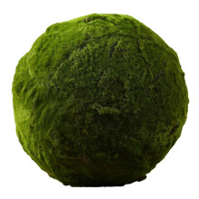 Green Artificial Moss Balls Decorative Moss Stones Greenery Plant Decoration for Wedding Party Decoration 20CM