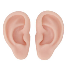 Realistic Silicone Ear Replicas For Kids Play-light skin tone