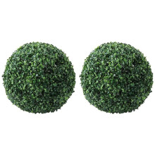 2X Artificial Plant Topiary ,Hanging Faux Plants Balls,Garden Spheres Decorative,Artificial Plant ,Wedding Decor