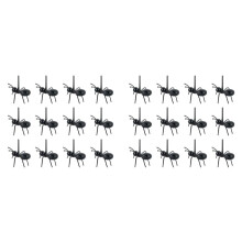 24Pcs Ant Toothpicks Fruit Dessert Fork, Reusable Ant Food Pick, Animal Appetizer Forks for Snack Cake Dessert