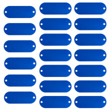 Gravure Blanks RVS textuur voor branding en-Blauw