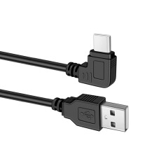 Extra Long 3.5m USB To Type C Right Angle Power Cable-elbow