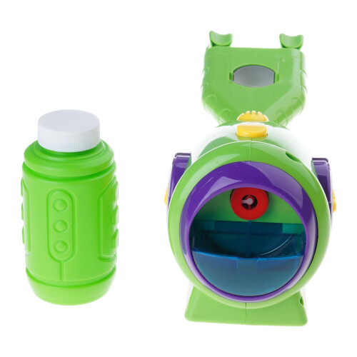 Glowing Automatic Bubble Maker Automatic Blowing Machine-Green