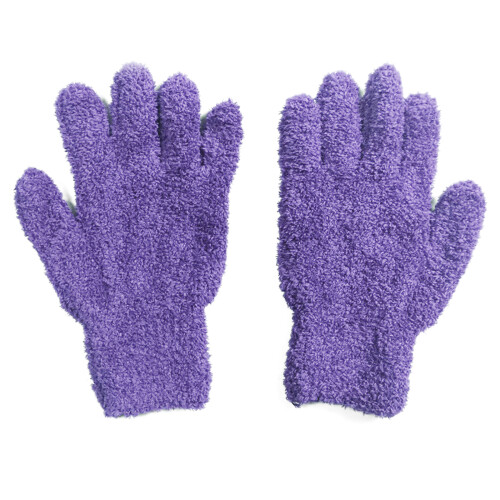 Gants de nettoyage polyvalents avec microfibre douce,- Violette