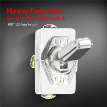 3X 50A 12V  Heavy Duty Toggle  R13-401-103 Car Toggle  Car Modified High Current Toggle