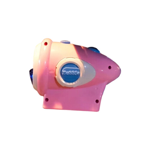 Automatic Bubble Maker Bike Mounted Bubble Machine Plastic-Pink