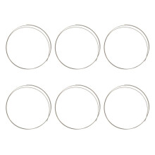 6pcs 8 Feet Cupronickel Fret Wire Fingerboard Frets 2.9mm Width for Bass