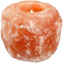 Natural Salt Crystal Stone Candle Holder Stand Crystals Candle Cave Wedding Valentine'S Day Gift