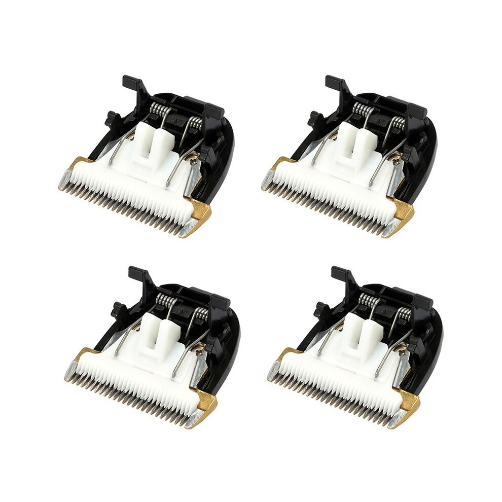 Black 4X Grooming Ceramic Cutter Blade 40Mm 24 Teeth For Animal Clipper Trimmer