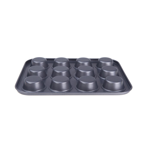 12 in 1 cake mold / muffin / cupcake cup shaped baking mold washed by robust versatile dishwasher 1