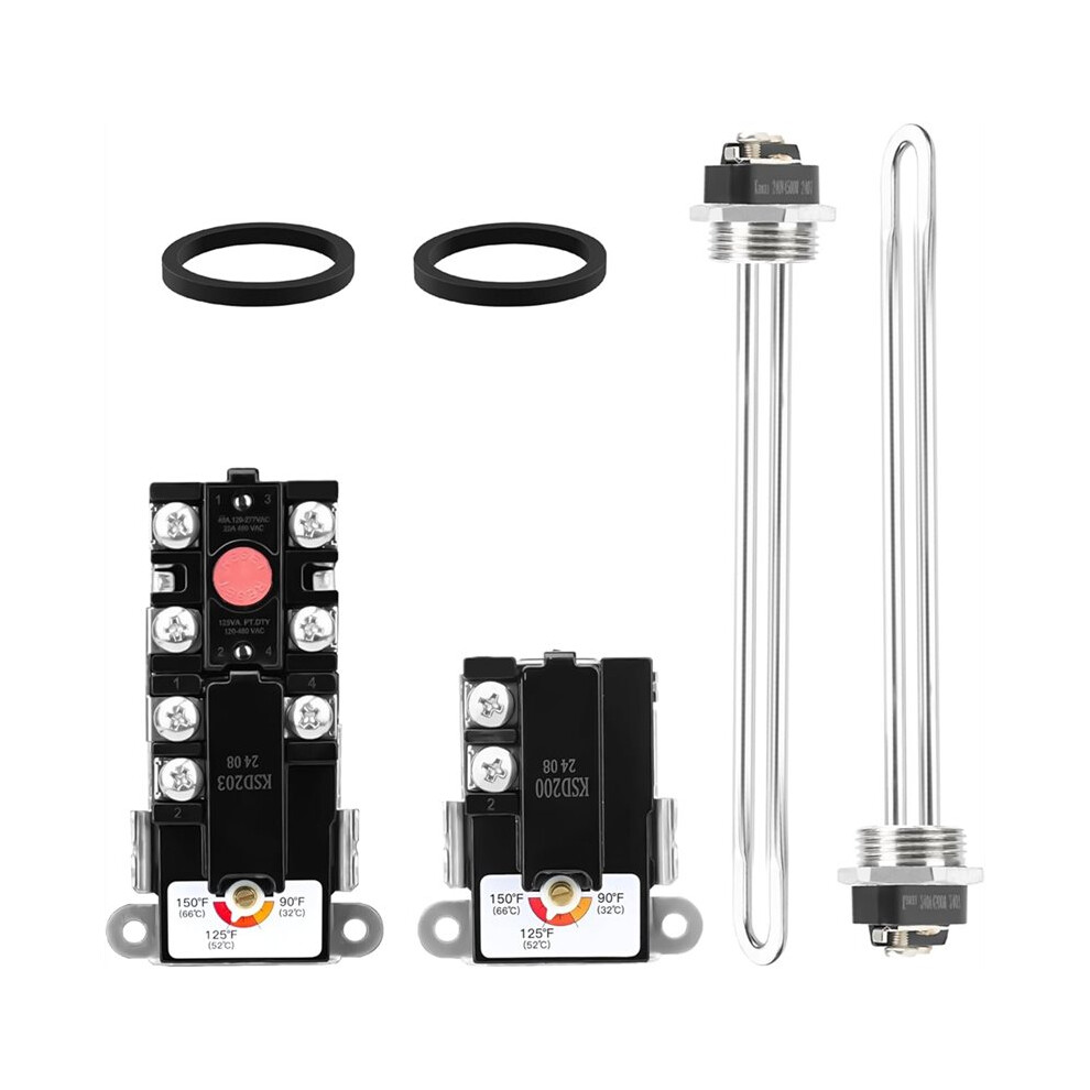 Electric Water Heater Tune- Kit, Water Heater Parts Fit For Most Electric Water Heaters, Heater Elements 6031394943547